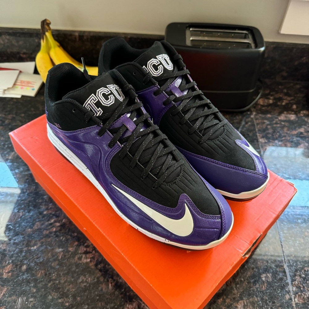 TCU Baseball Promo Sample Baseball Cleats New in Box